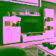 Set mobilă living cu iluminare LED