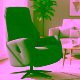 Fotoliu de relaxare cu recliner manual
